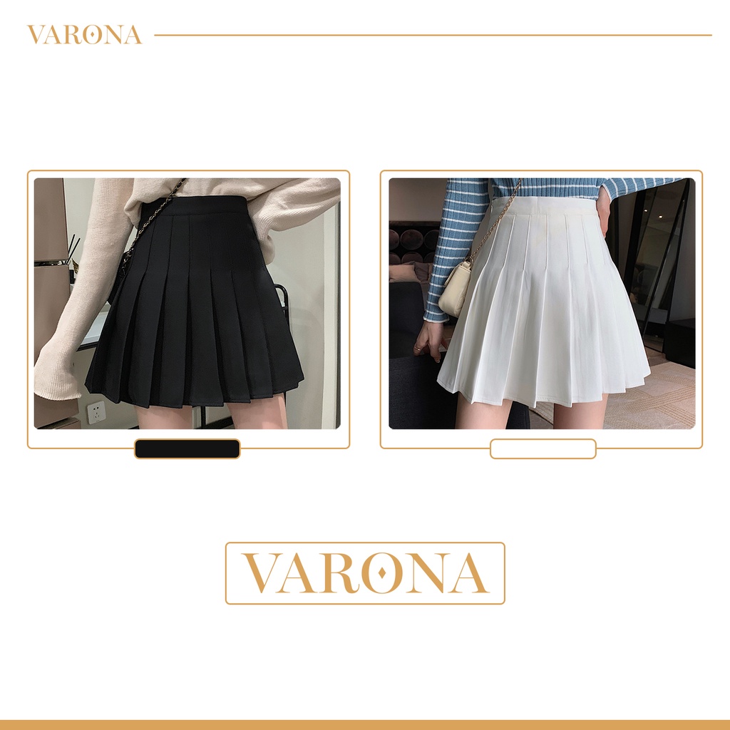 Chân váy tennis xếp ly ngắn lưng cao công sở đẹp bigsize VARONA STORE CV01 | BigBuy360 - bigbuy360.vn