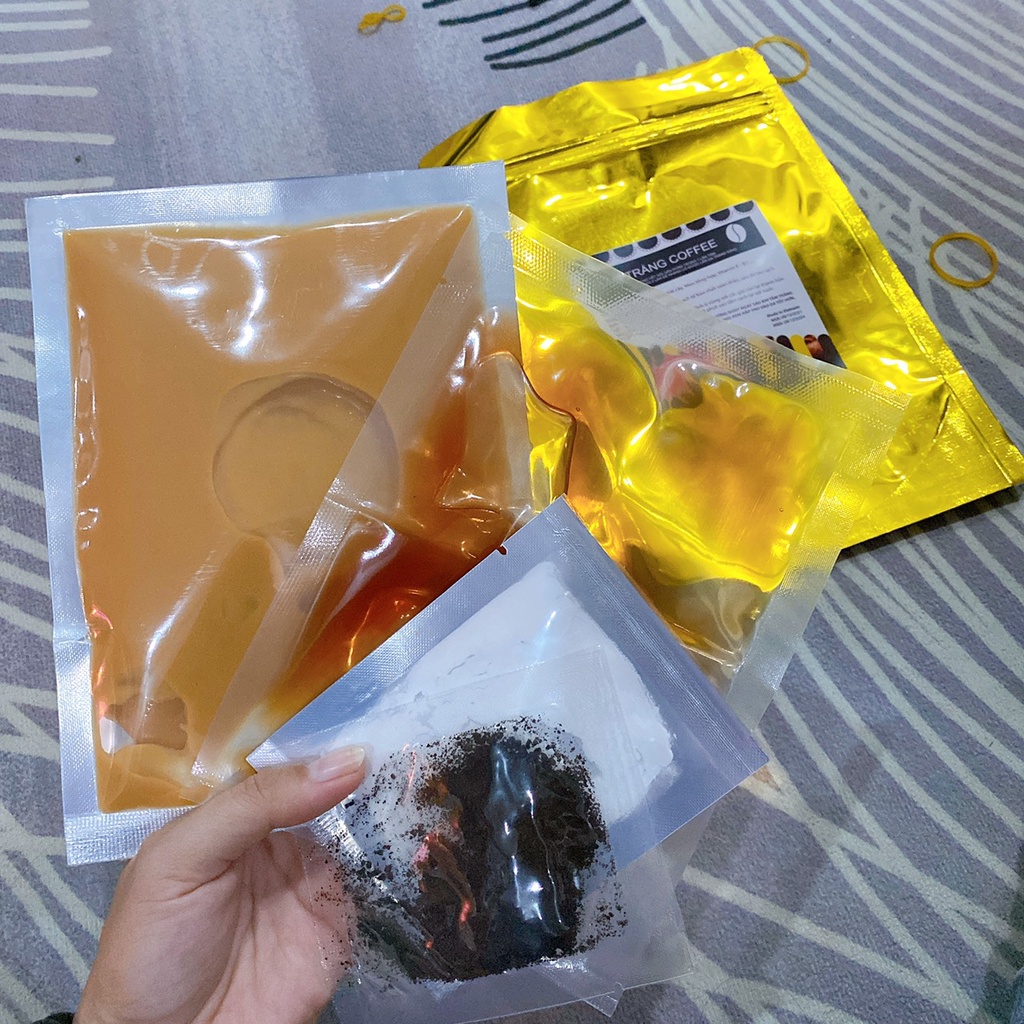 Tắm Trắng Cafe ĐỐM WAXING Set To Thành Phần Chiết Xuất Thiên Nhiên, Trắng Da An Toàn