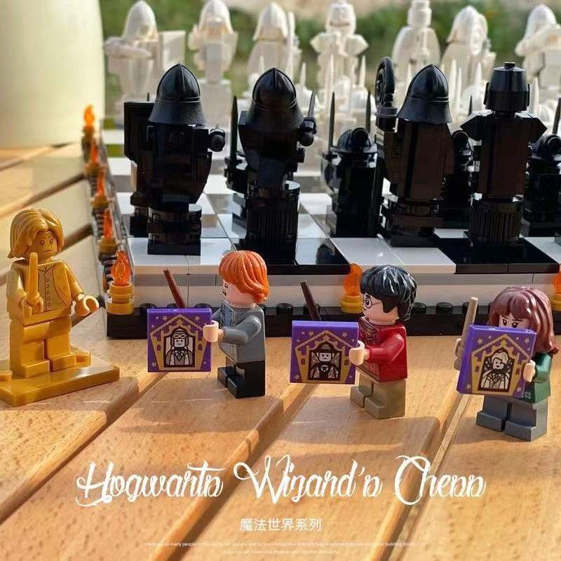 Đồ chơi Lắp ráp Mô hình 1028 Harry Potter Hogwarts wizard chess magic board FIT 76392