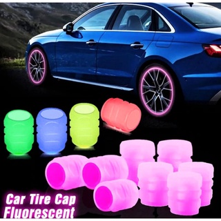 Bộ 4 cái nắp đậy chân van sáng phản quang màu trong đêm cực đẹp xe máy xe hơi ôtô xe đạp điện hàng chuẩn