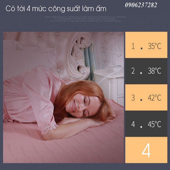 Chăn sưởi điện Chigo 2 vùng nóng độc lập_RE0305-RE0306