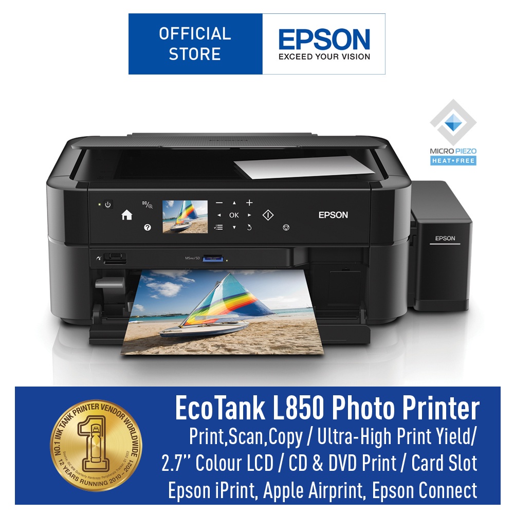Máy in ảnh đa năng khổ A4 Epson EcoTank L850