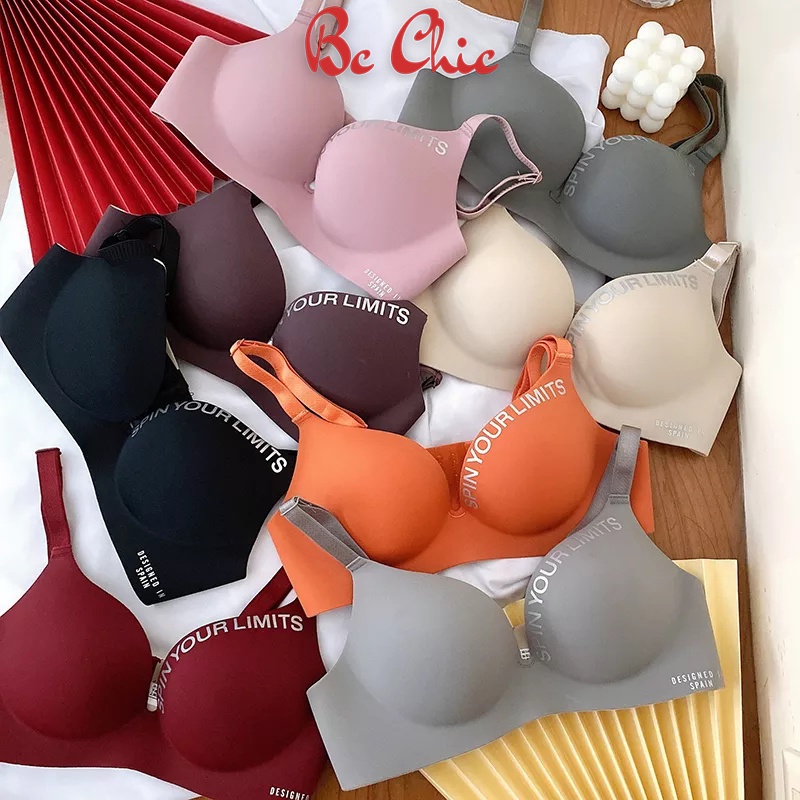 Áo Ngực Nữ , Áo Lót Nữ Đúc Su viền chữ xuất nhật không gọng nâng vòng 1 gợi cảm BC_CHIC LINGERIE