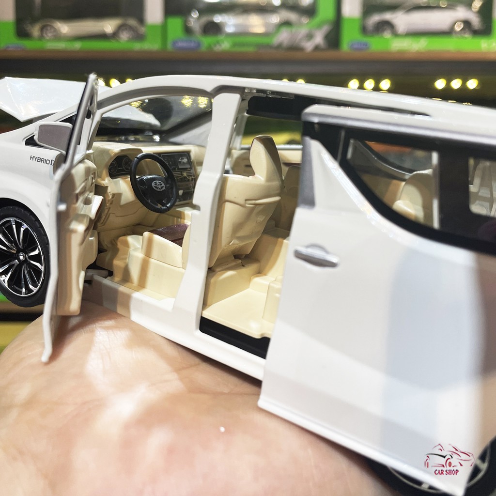 Mô hình xe sắt Toyota Alphard tỉ lệ 1:24 hãng Chezhi
