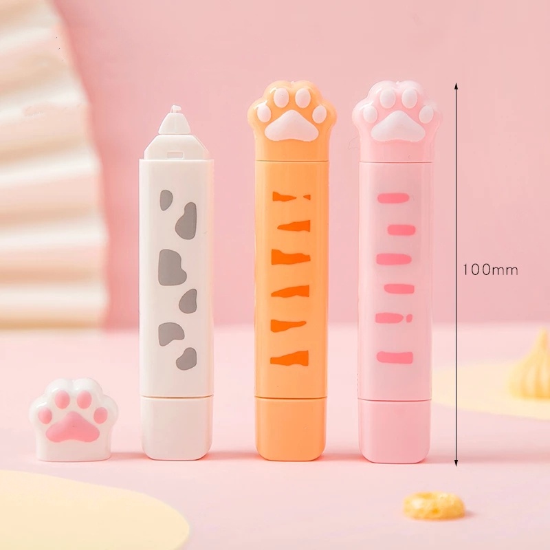 Băng Keo Hai Đầu 4M & 3M Chỉnh Sửa Dáng Móng Mèo Dễ Thương 2 Trong 1