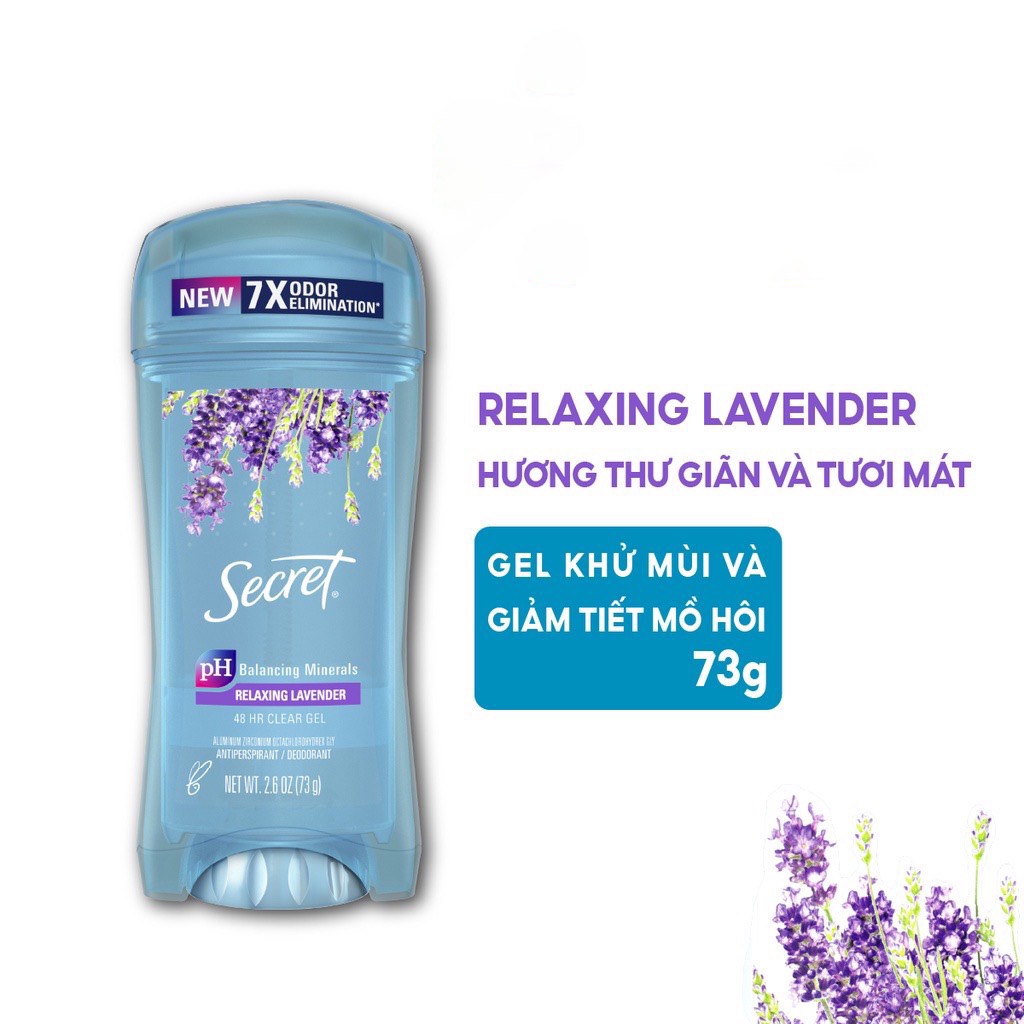 Gel Ngăn Tiết Mồ Hôi và Khử Mùi Secret - 73g