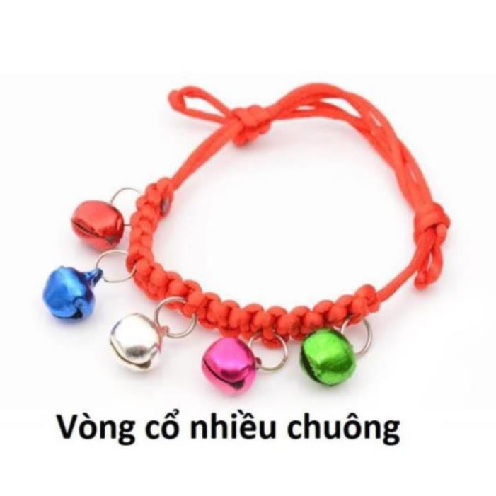Vòng cổ chó mèo thú cưng cao cấp (3 loại) Dùng cho chó mèo từ 1-5kg (hanpet vc)