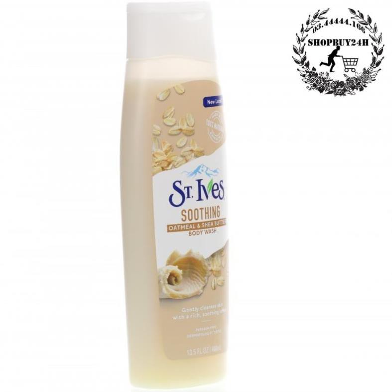 HCM -  Sữa Tắm Lúa Mạch St. Ives Oatmeal & Shea Butter body wash 400ml