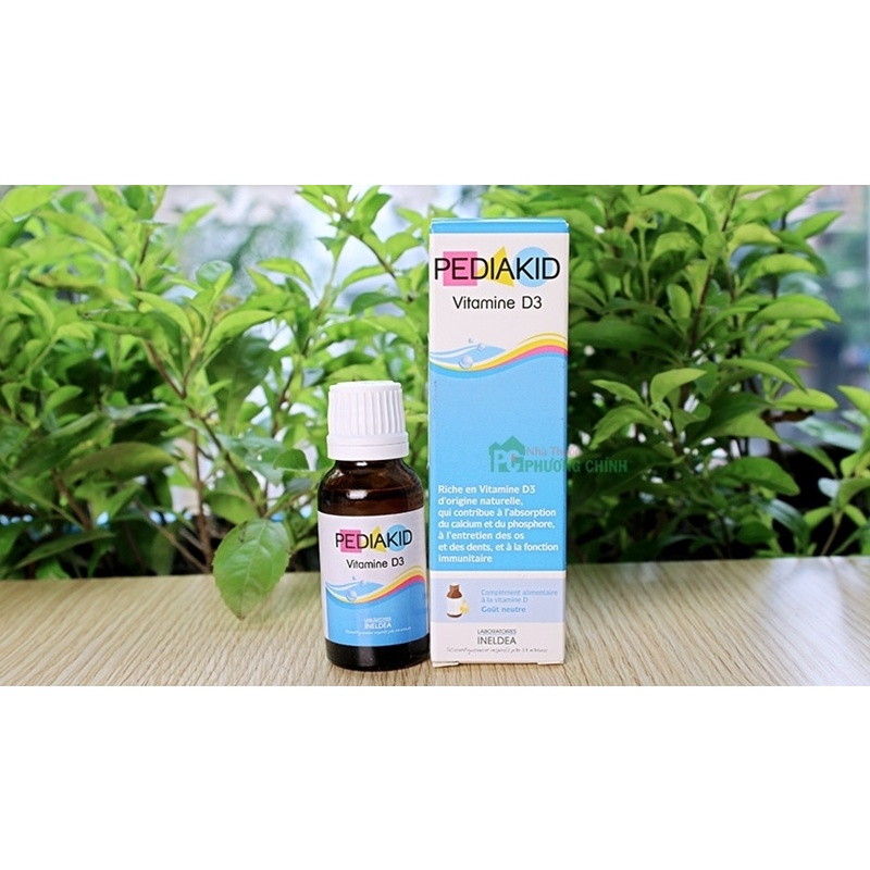 Vitamin D Cho Bé Pediakid Vitamin D3 - Tăng Cường Hấp Thu Canxi, Phòng Chống Còi Xương Và Tăng Sức Đề Kháng