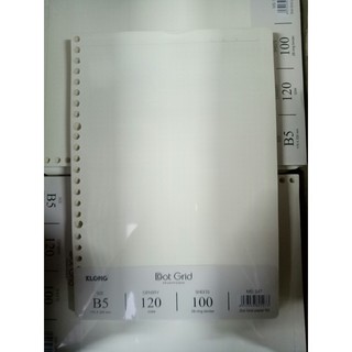 Ruột sổ còng Dot Grid B5 - 100 tờ; MS: 547