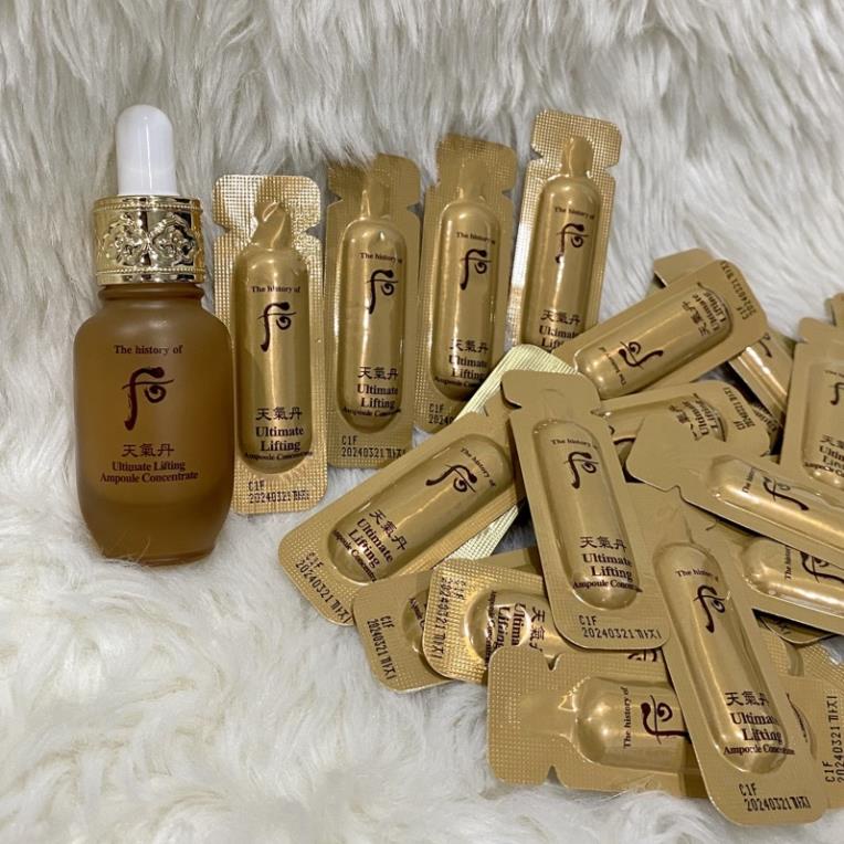 Combo 10 gói siêu tinh chất giảm nhăn chống lão hoá Whoo Ultimate Lifting Ampoule Consentrate