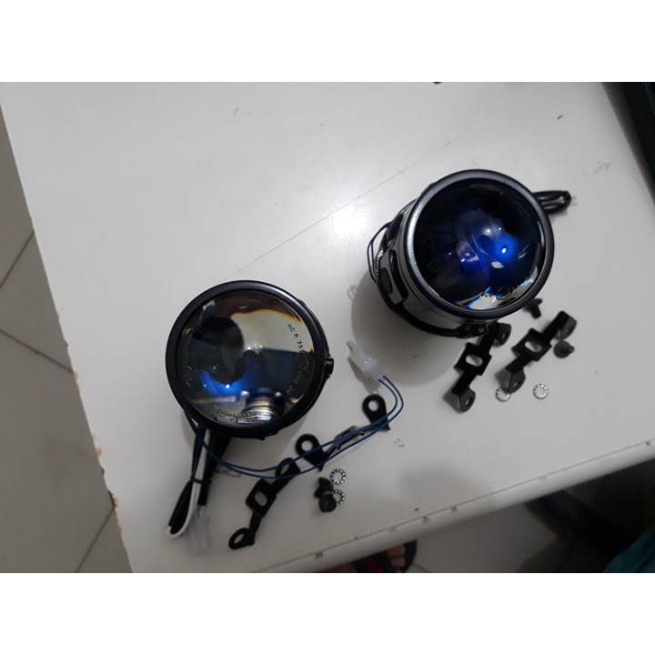 Đèn bi gầm   2,5 inch lens xanh nước biển