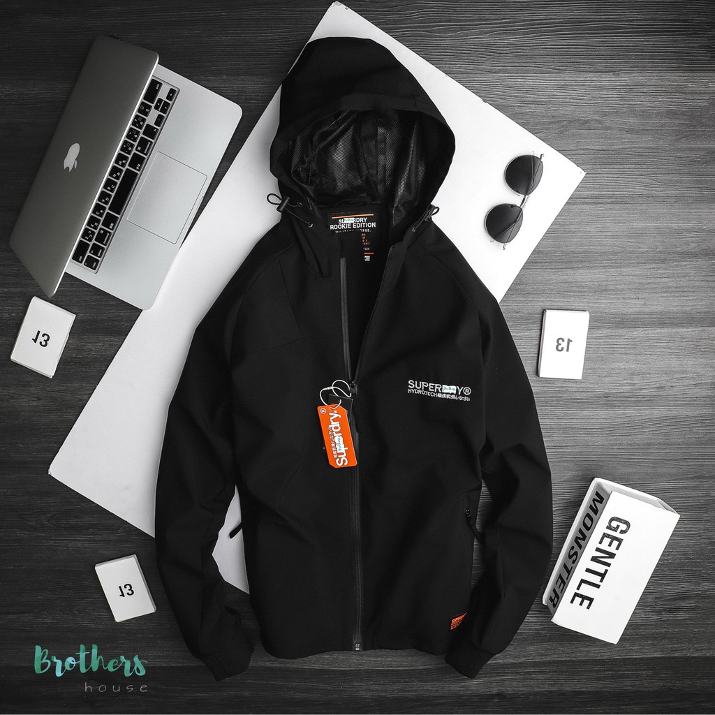 Áo khoác gió Super.dry chất dù vải hãng mặc được quanh năm rất đã