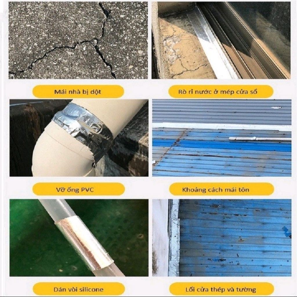 Băng Dính Chống Dột, Chống Thấm.