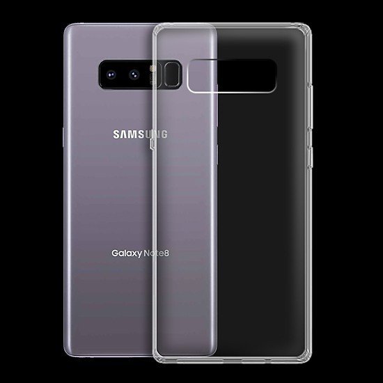 Ốp lưng Samsung Galaxy Note 8 dẻo trong silicon cao cấp