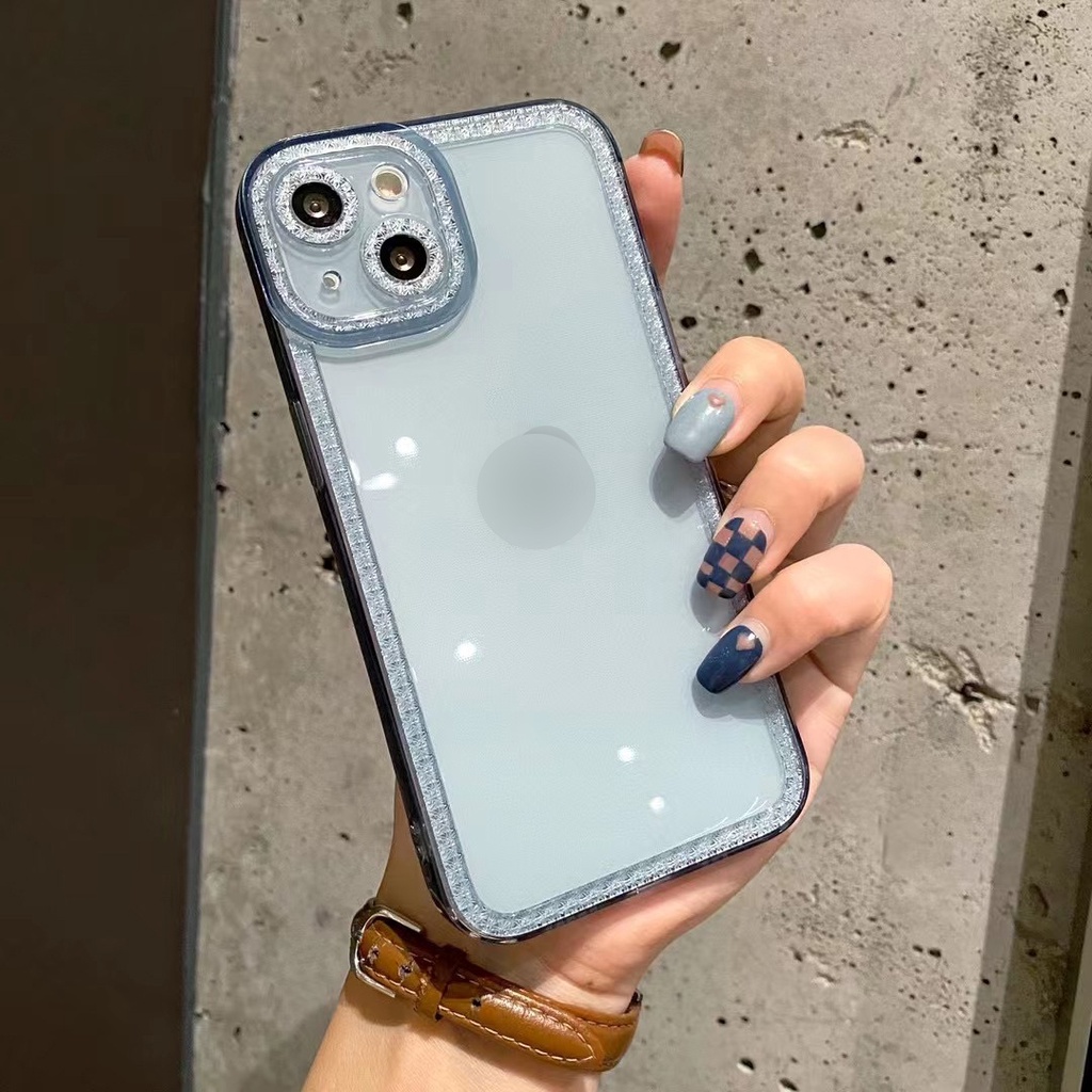 Ốp Điện Thoại TPU Trong Suốt Cạnh Vuông Cho iPhone 13 12 11 Pro Max Promax XS Max XR X