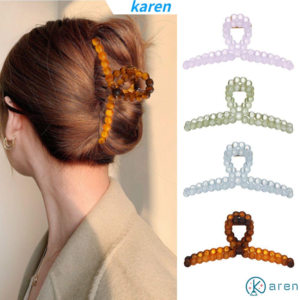 Kẹp Tóc Càng Cua Trong Suốt Thời Trang Cho Nữ