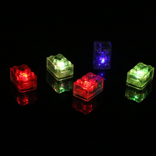 Đồ chơi gạch lắp ráp 2x3 phát sáng đèn led