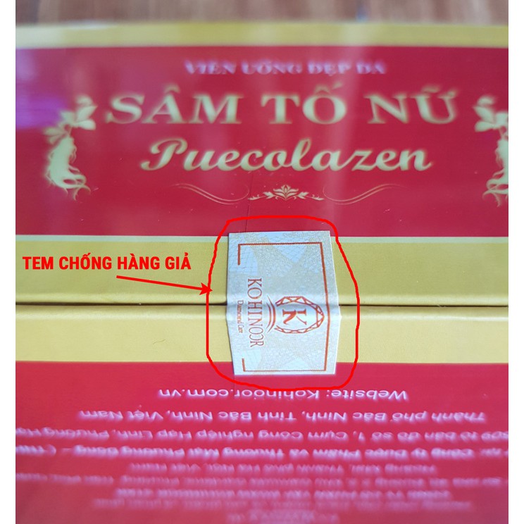 Sâm Tố Nữ Mẫu Mới , Hộp 3 Hũ Nhựa, 45 viên( date mới, hàng chuẩn, mã vạch, tem xác thực) | BigBuy360 - bigbuy360.vn