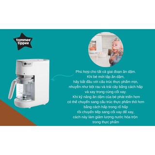 Máy xay hấp thức ăn Tommee Tippee Quick-Cook