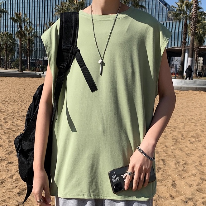 Áo Thun Ba Lỗ Thể Thao Thoáng Khí Khô Nhanh Có 7 Màu Thời Trang Phong Cách Hàn Quốc Cho Nam