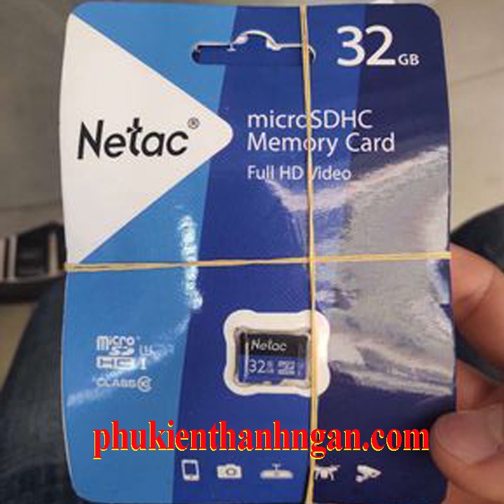 Thẻ nhớ Netac 32GB Bảo Hành 5 Năm Chính Hãng - Thẻ nhớ Netac 32GB Chính hãng - 32GB NECTAC