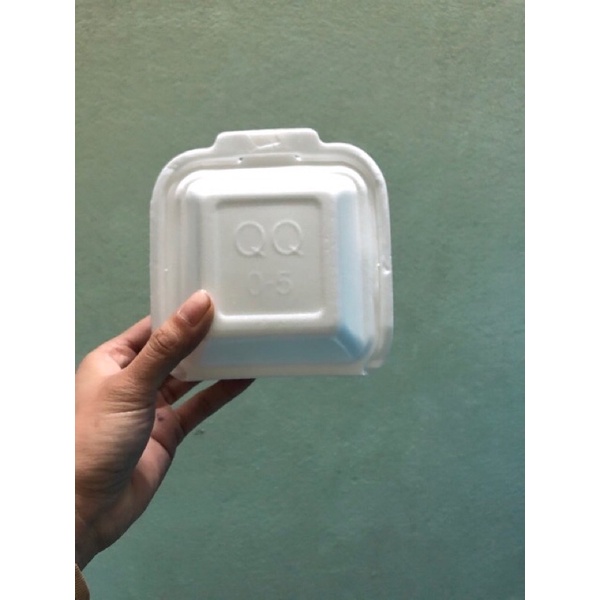 60 Hộp xốp vuông loại nhỏ đựng xôi, bánh bao,...