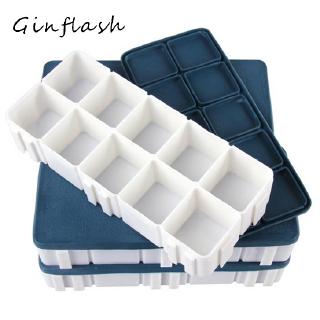 [Mã LIFE0803ALL giảm 10% đơn 0K] Khay nhựa đựng màu vẽ 10 ô tiện dụng