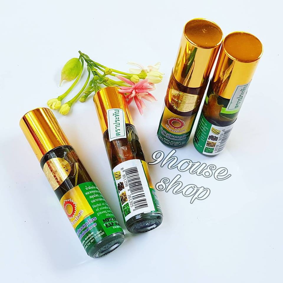 (SÂM XANH) 01 Dầu Nhân Sâm 4 Vị 7ml Thái Lan