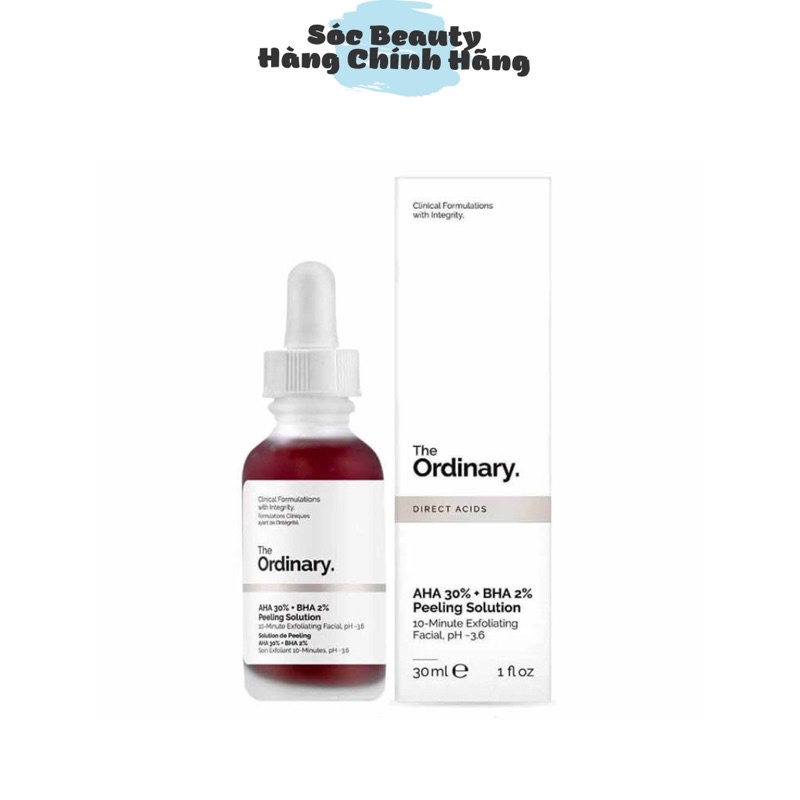 Serum The Ordinary – AHA 30% + BHA 2% Peeling Solution 30ml
