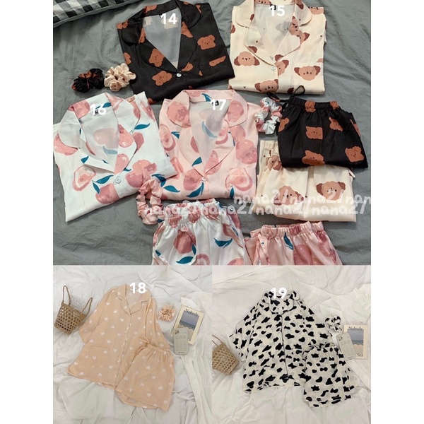 Set pijama (nhiều hình)