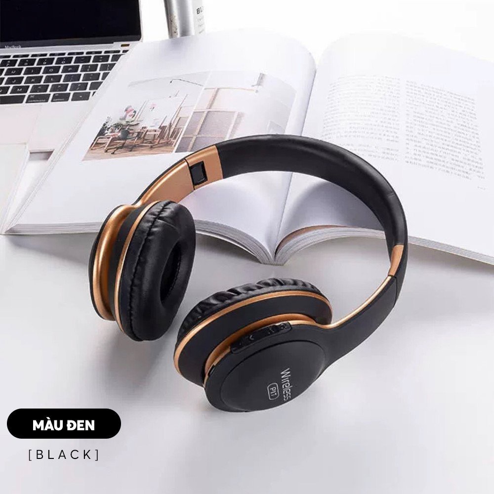 Tai nghe nhạc Headphone bluetooth chụp tai không dây có micro P17 Wireless GrownTech