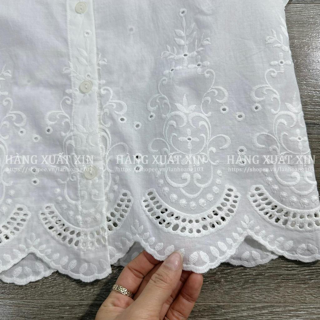 Áo sơ mi ZR hàng dư xịn chất thô ren siêu đẹp nhiều màu