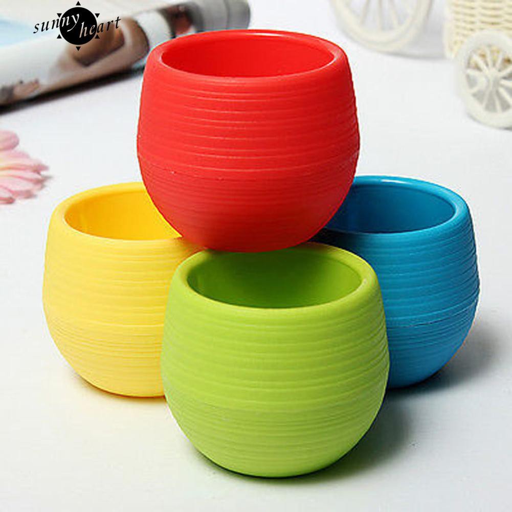 Chậu cây mini có đế hứng nước