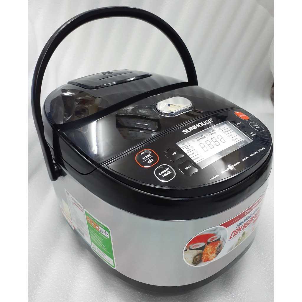 Nồi cơm điện tử Sunhouse SHD8907B , 1.8L, kiểm soát nhiệt Fuzzy Logic cao cấp, BH chính hãng 12 tháng | BigBuy360 - bigbuy360.vn