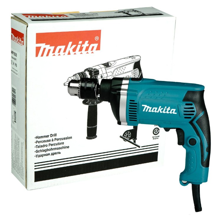 Máy Khoan Makita Hp1630 Khoan Sắt, Tường, Gỗ, Tôn, Bắn Vít.