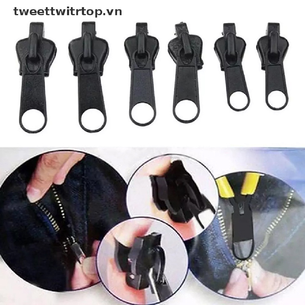 Set 6 Dây Khóa Kéo Thay Thế Dành Cho Dây Kéo