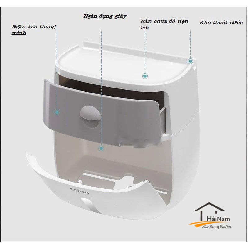Thùng đựng gạo Ecoco thông minh chống ẩm cao cấp