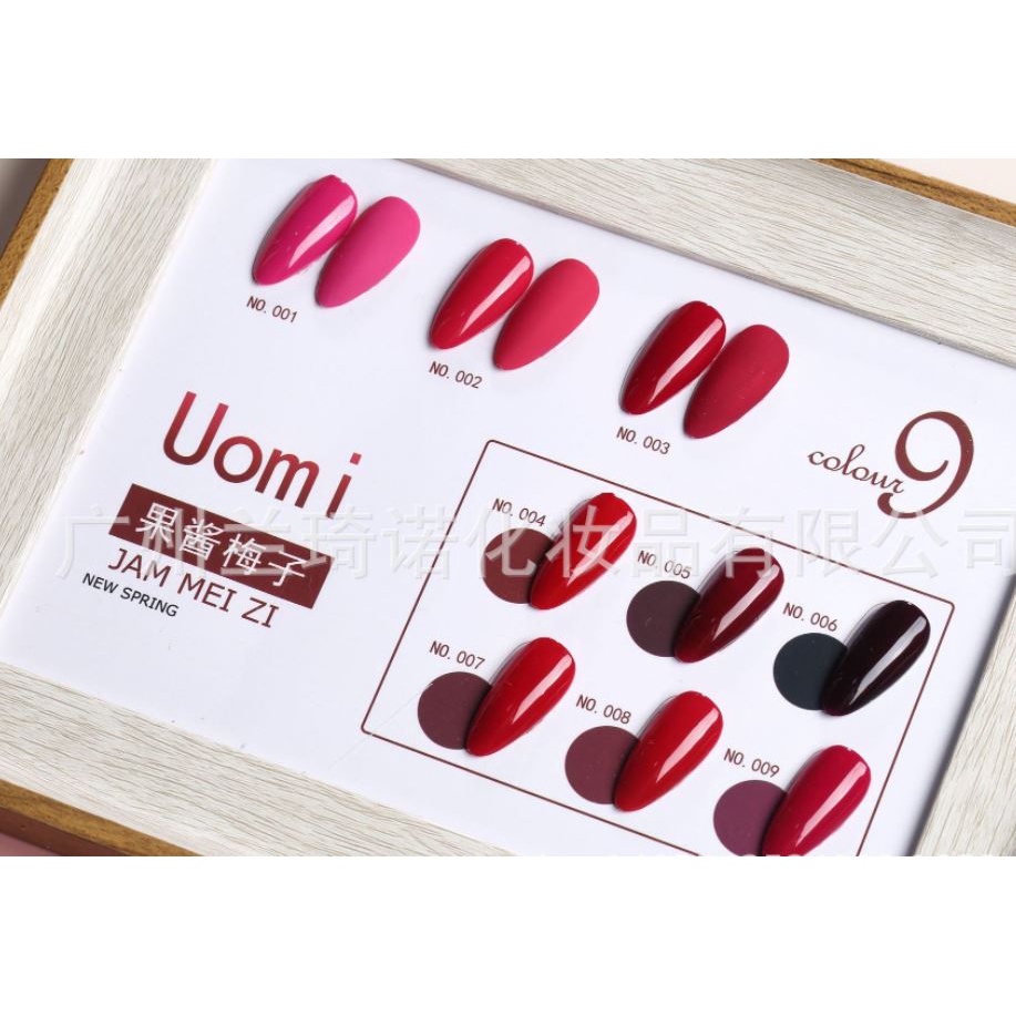 Set sơn gel Nhật 9 màu ( 7 mẫu )