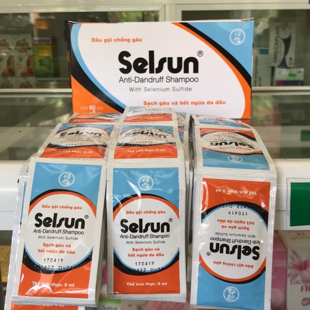 Dầu Gội Chống Gàu Và Ngứa Selsun Dạng Gói Tiện Lợi