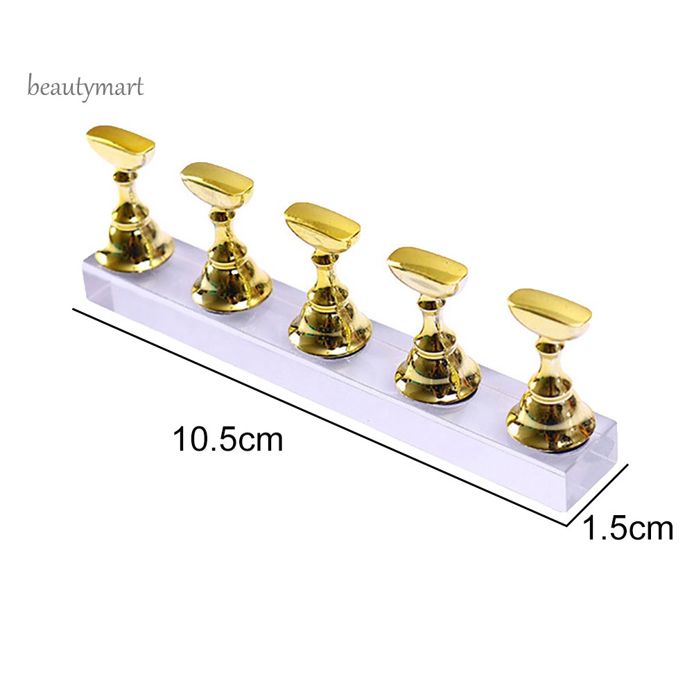 [Hàng mới về] Set 5 giá đỡ nam châm trưng bày móng gel UV