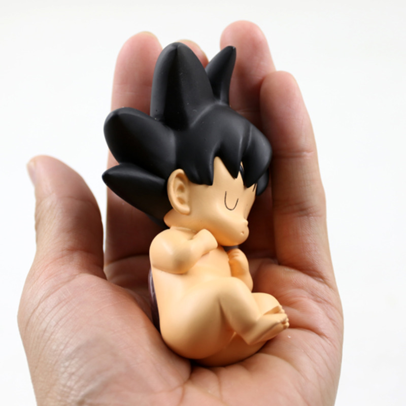Mô Hình Nhân Vật Son Goku Tidur Bayi Kích Thước 8.5cm