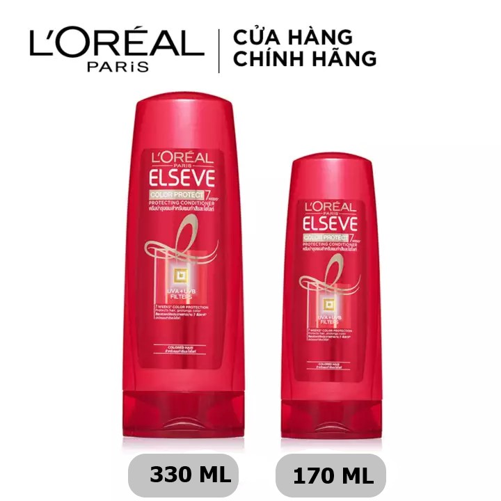 Dầu gội L'Oreal Paris ELSEVE COLOR PROTECT 7 WEEKS PROTECTING SHAMPOO Giữ màu tóc nhuộm 330 ml