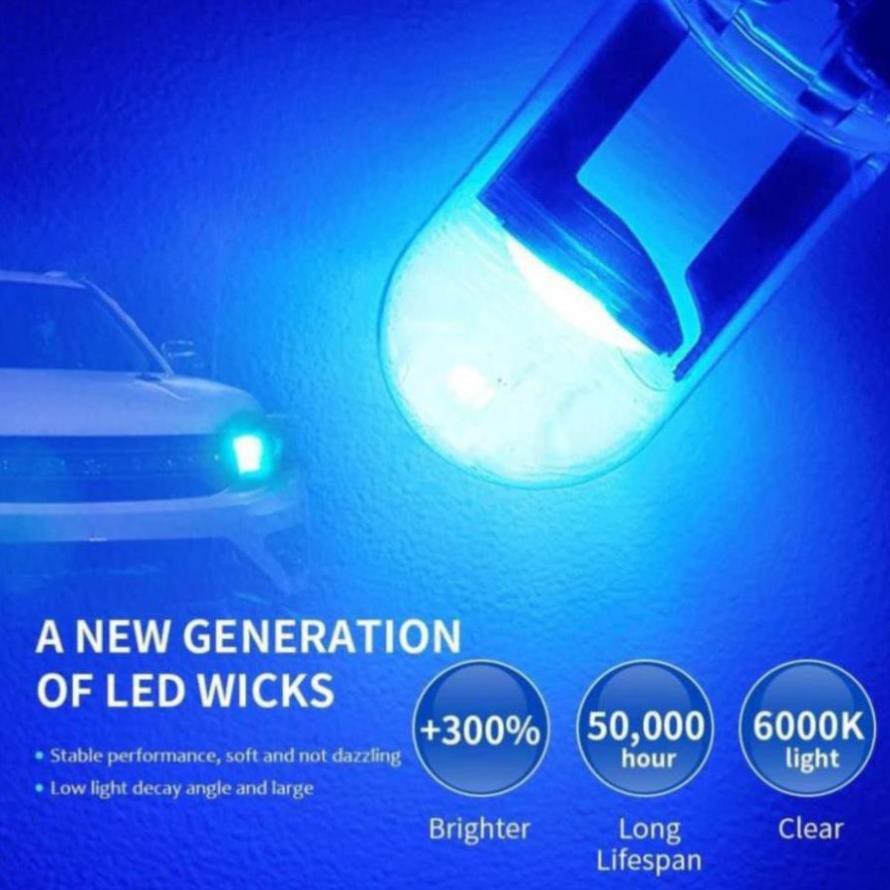 Đèn LED Xinhan, Báo Số, Đemi Ôtô, Xe Máy Chân T10 Siêu Sáng - Giá 1 Bóng