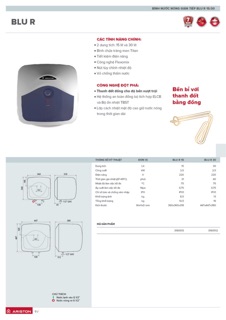 Bình Ariston Blu 30 2,5 FE