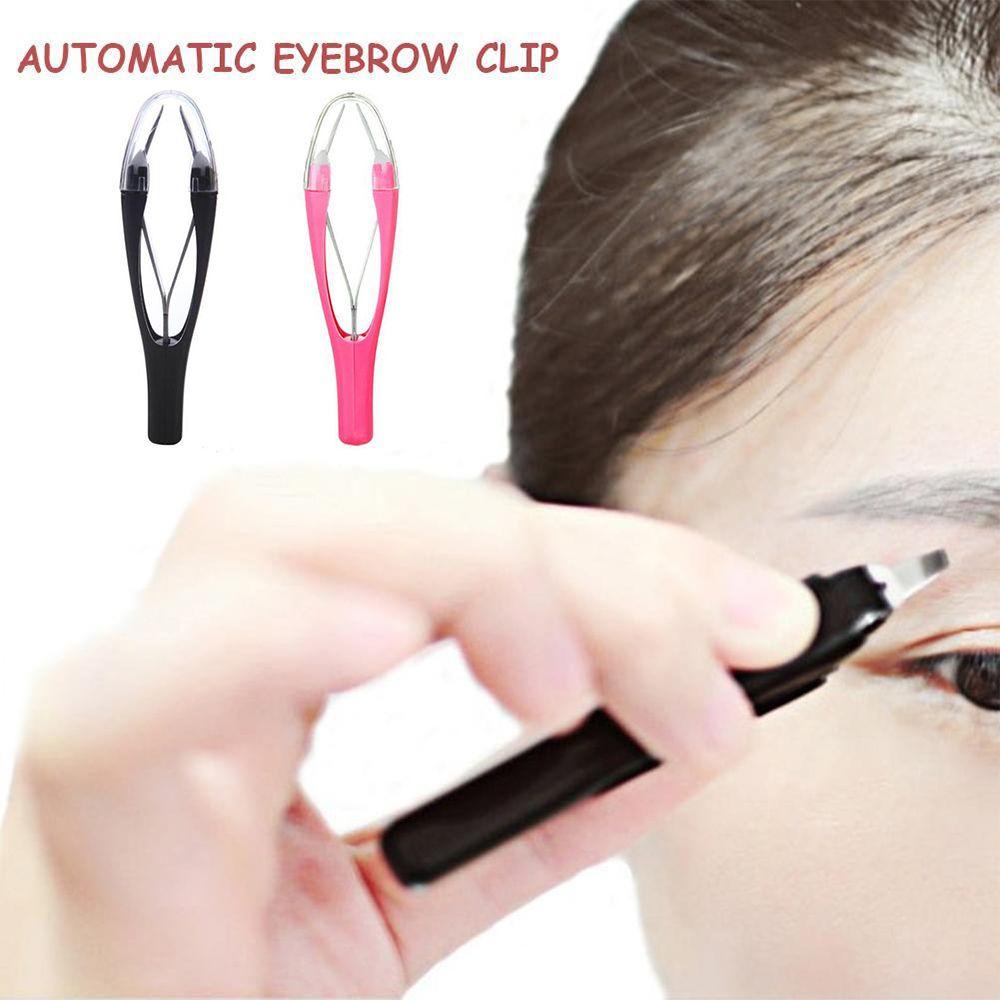 Nhíp Tỉa Lông Mày Tự Động Bằng Thép Không Gỉ Tiện Dụng