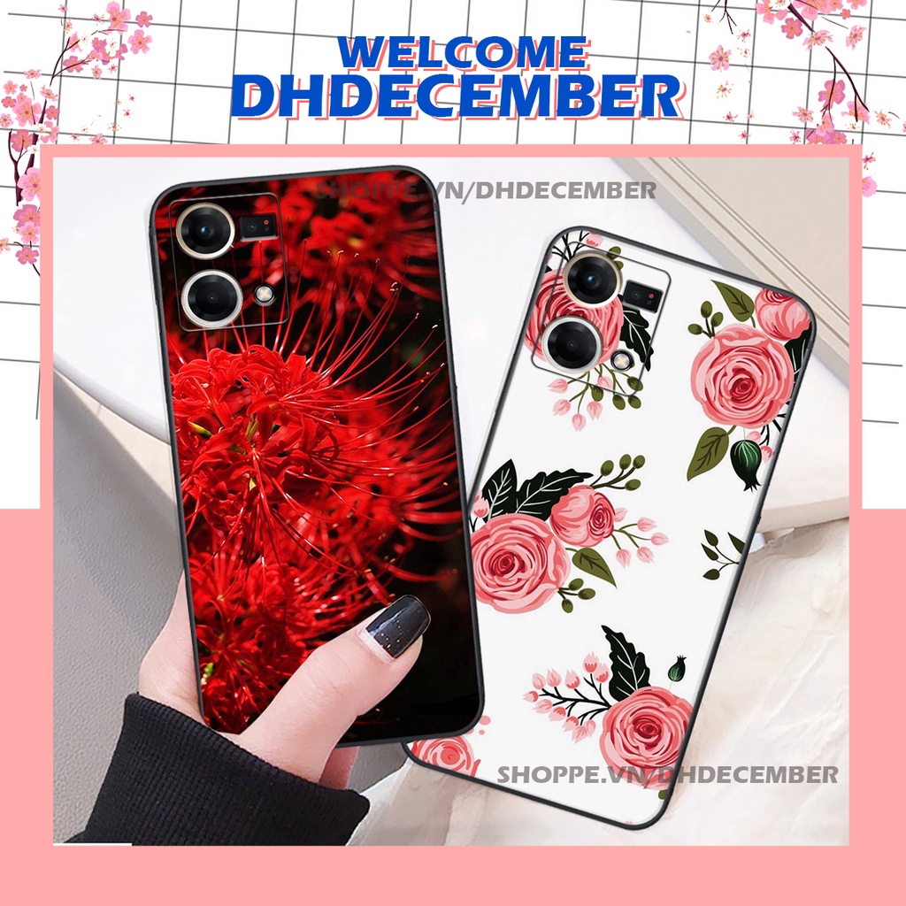 Ốp lưng Oppo RENO 7 4G - ỐP BẢO VỆ CAMERA in hình hoa xinh xắn, hiện đại , thời trang ,phong cách