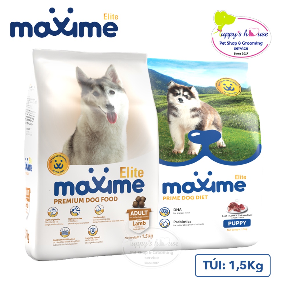 MAXIME ELITE - THỨC ĂN HẠT CHO CHÓ - TÚI 1.5