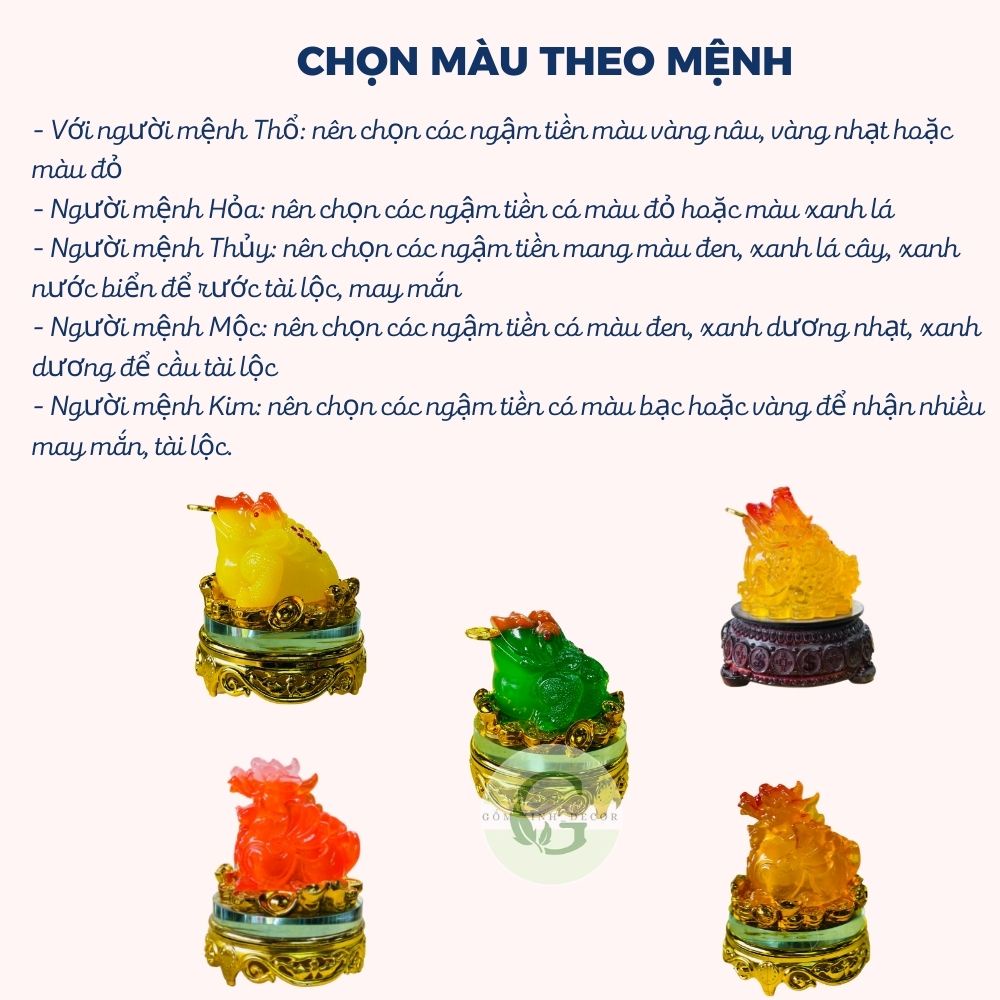 Cóc Ngậm Tiền Thiềm Thừ Phong Thủy Tỳ Hưu đế kính xoay 360 độ đặt ban thần tài