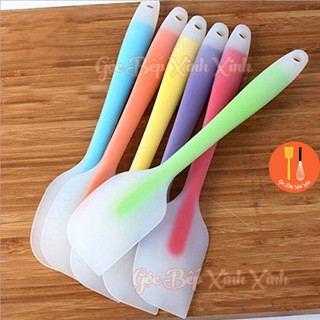 Vét bột (Spatula) silicon đúc 21cm (chọn màu ngẫu nhiên)